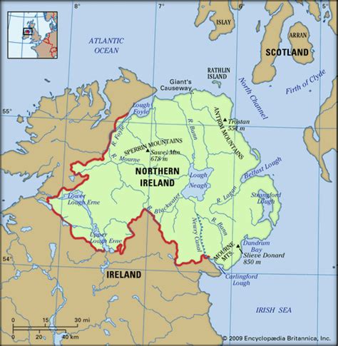 Northern Ireland Geography Facts And Points Of Interest Britannica