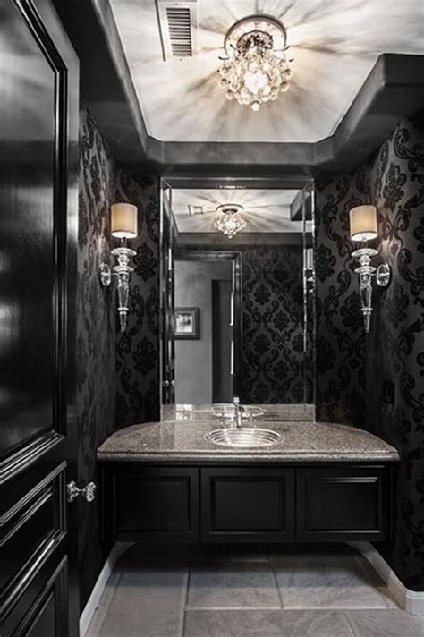 Black Bathroom 2016 Modern Lüks Banyolar Ev Tasarım Planları Iç Tasarım