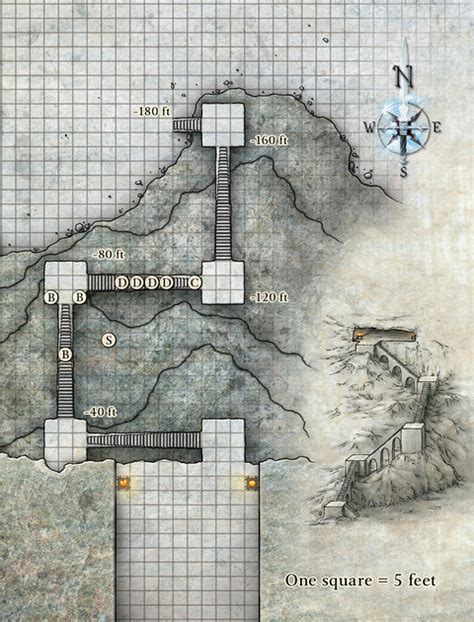 Mike Schley Individual Map Downloads Dungeon 157 Bordrins Watch