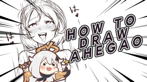 How To Draw Ahegao ｡･∀･ﾉﾞ Youtube