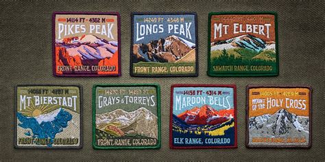 Expedition Collectibles Maroon Bells Embroidered Patches Patches