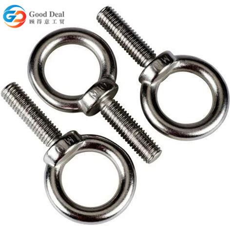 Hot DIP Galvanized Forged Thimble Eye Bolt G0650 08 For Pole Line