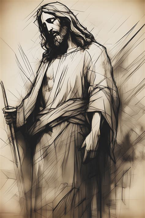 Aggregate 81 Jesus Sketch Images Latest Ineteachers