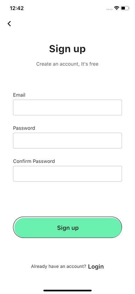 Flutter Login Signup Page A Dart Repository From Afgprogrammer
