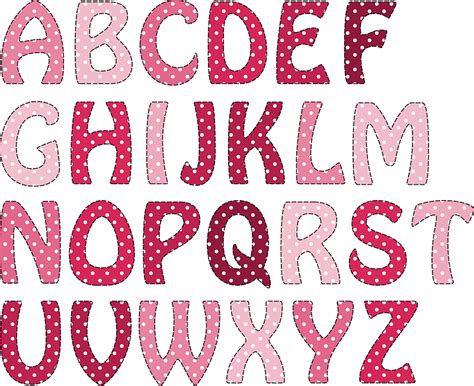 Pink Alphabet Clipart Free Download Transparent Png Creazilla
