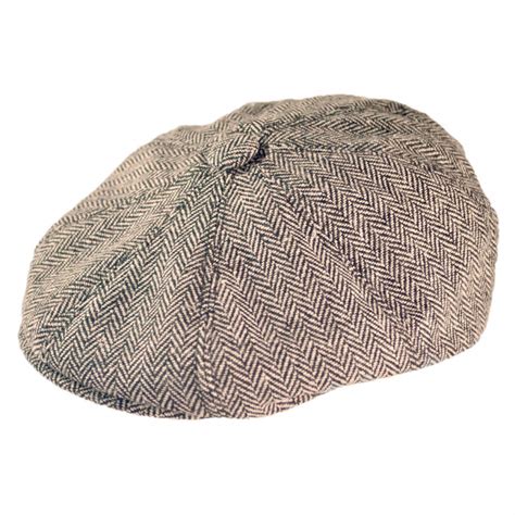 Jaxon Hats Herringbone Wool Blend Newsboy Cap Newsboy Caps