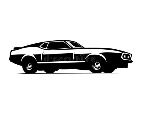 Mustang Race Car Stock Illustrations 291 Mustang Race Car Stock