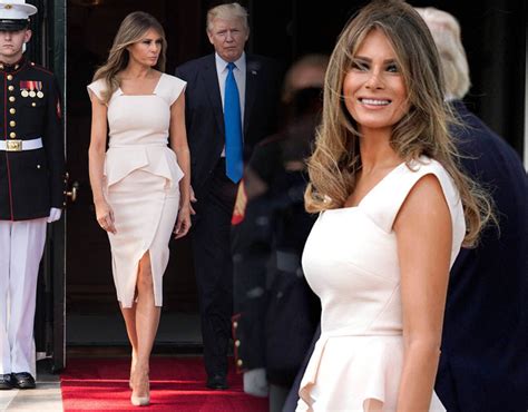 Melania Trump First Ladys Sexiest Fashion Looks From Side Boob To Serious Cleavage Style