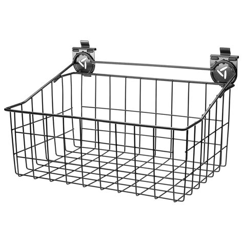 Gladiator 18 Inch W X 12 Inch D Ventilated Wire Basket Garage Storage