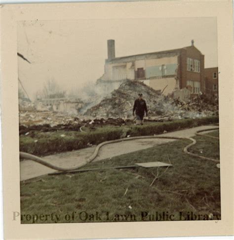 Aftermath Of The 1967 Oak Lawn Tornado This Is A Photograph Of The