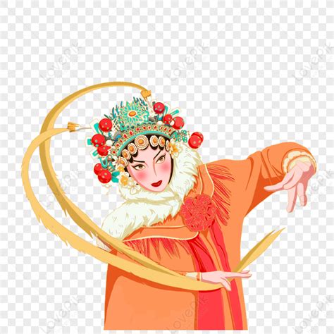 Guo Chao Beijing Opera Chinese Style Element National Tide Png