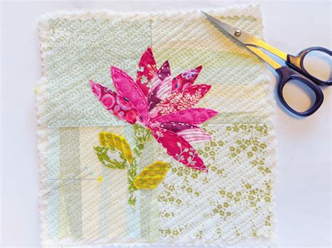 Slow Stitching Flowers Carinas Craftblog