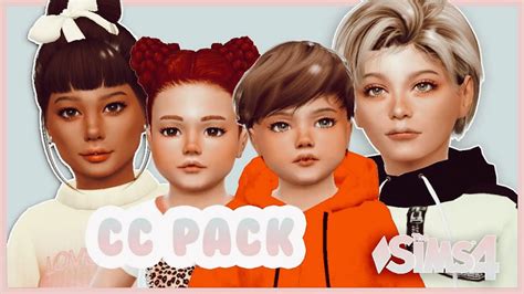 Sims 4 Children S Clothes Cc Pack Tutorial Pics