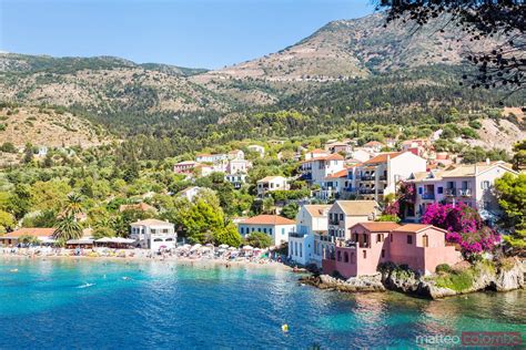 - Assos village and harbour, Kefalonia, Greek Islands, Greece - Royalty Free Images and Prints ...