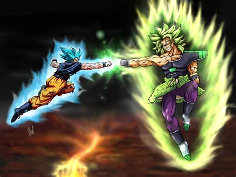 Goku Vs Broly Dragon Ball Super By Draneil On Deviantart