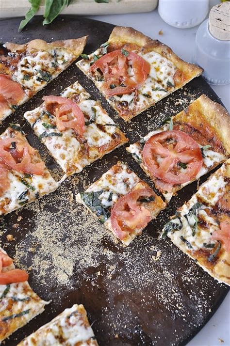 Thin Crust Margherita Pizza By Leigh Anne Wilkes