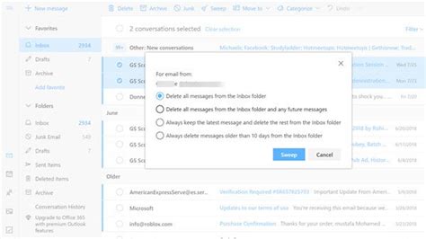 Organize Inbox With Archive Sweep And Move Tools