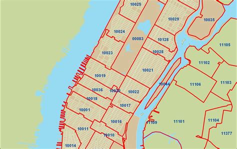 Map Of Zip Codes Nyc World Map