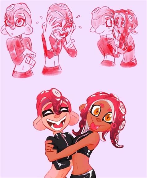Octos Are So Adorable 🐙🐙🐙 Artist Purblethinkin Teamoctopus Octoling