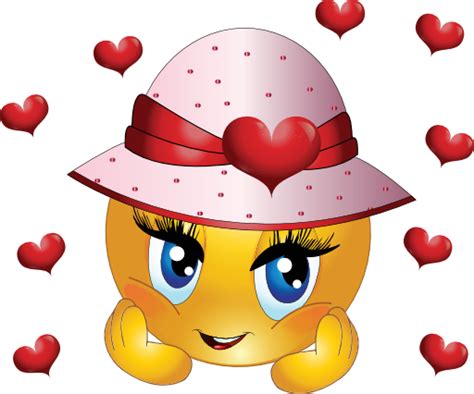 Cute Girl Smiley Emoticon Clipart I2clipart Royalty Free Public