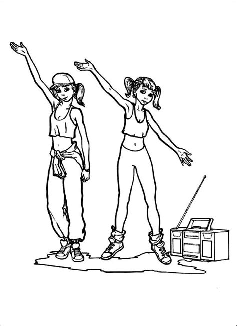 Dancing Coloring Pages Printable