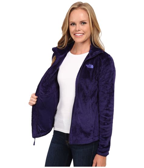 the north face fleece osito 2 jacket in garnet purple purple lyst