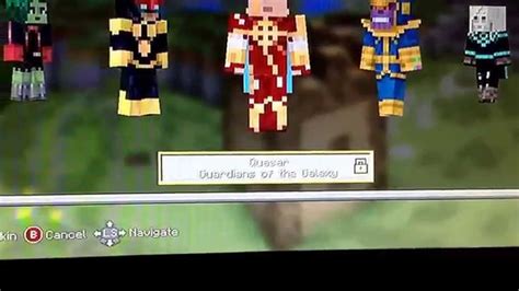 Minecraft Guardians Of Galaxy Skin Pack Review Youtube