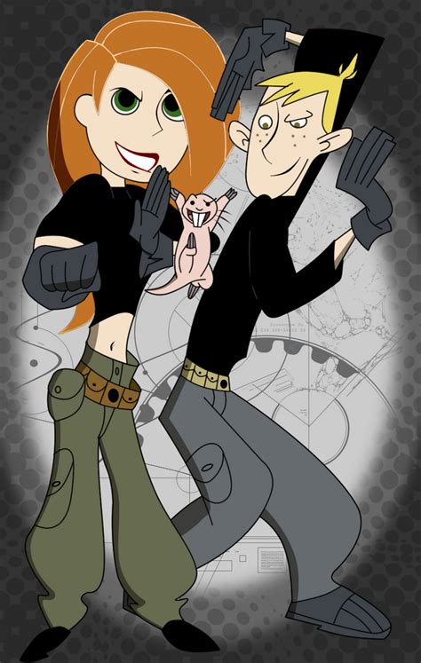 Kim Possible And Ron Stoppable Inked By Shulky On Deviantart