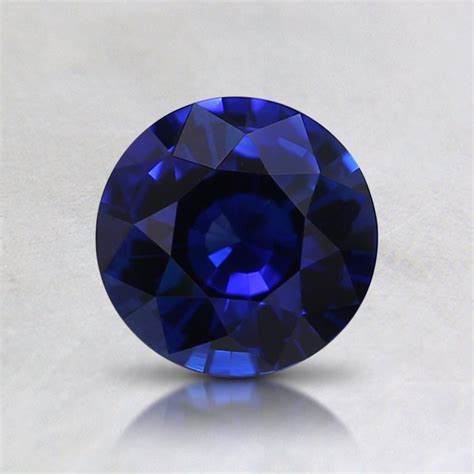 6mm Blue Round Lab Created Sapphire Sblc60rd3