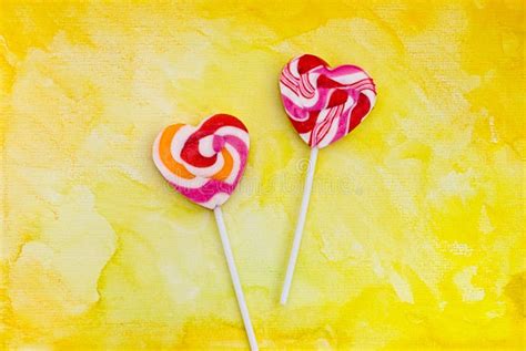 Heart Shaped Lollipop Stock Photo Image Of Sweet Love 20417602