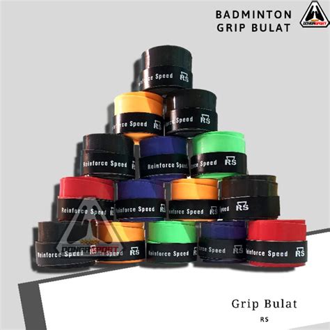 Jual GRIP BADMINTON GRIP BULAT GRIP BULUTANGKIS WARNA RANDOM Shopee Indonesia