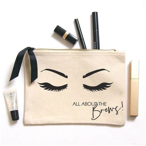 Makeup Bag Quote Canvas Makeup Bag Canvas Bag Design Tote Bag Design