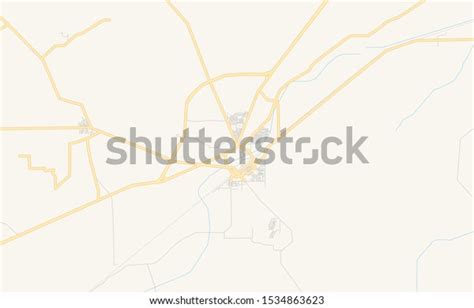 Printable Street Map Sadiqabad Province Punjab Vector De Stock Libre