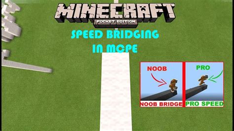 Speed Bridging In Mcpe Android Ios 100 Working Youtube
