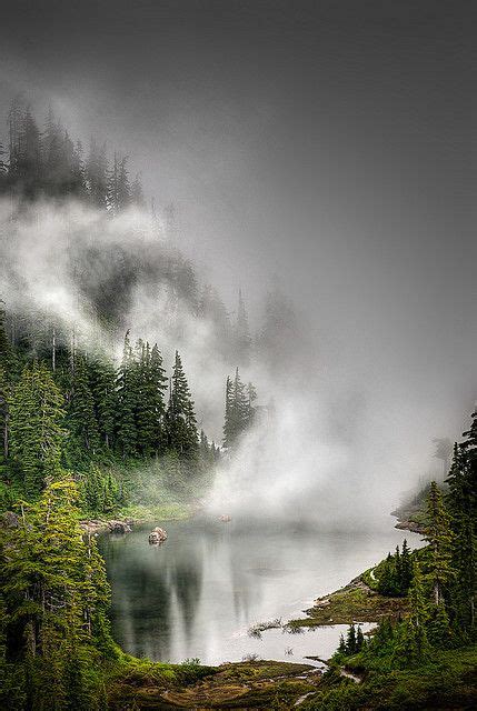 The Forces Of Nature “ Socked In Lake At Mt Baker By Colin Grigson On