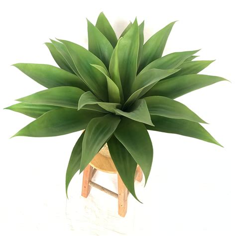 Artificial Agave Plant For Indoor Outdoor Office Decor Green Succulent