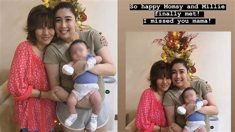 Kier Legaspis Mother Visits Granddaughter Dani Barretto And Her Baby