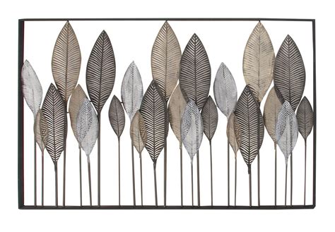 Cole And Grey Metal Leaf Wall Décor And Reviews Wayfair