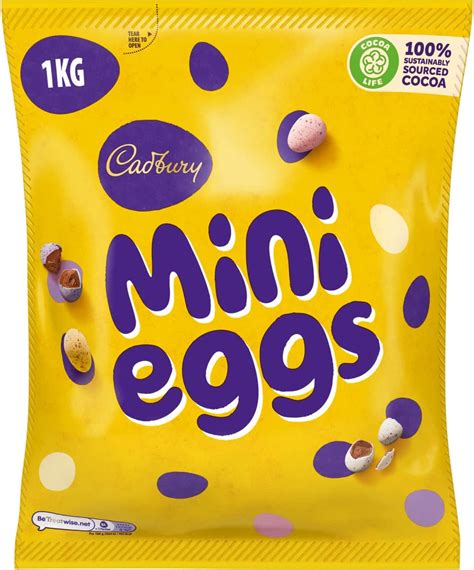 cadbury dairy milk chocolate mini eggs easter 1 kg bag uk grocery