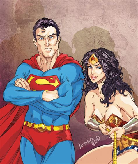 Youre Under Arrest Superman And Wonder Woman Fan Art 20519559 Fanpop