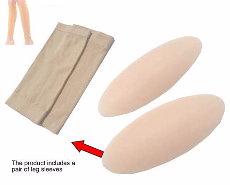 Fashion G Pair Leg Correctors Silicone Leg Onlays Soft Self Adhesive