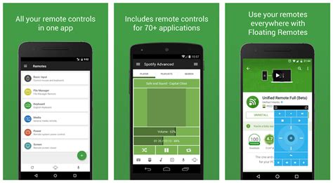 While there are no scarcity of great free apps for android, if you really want the best apps, you have to shell out some money. Unified Remote Full