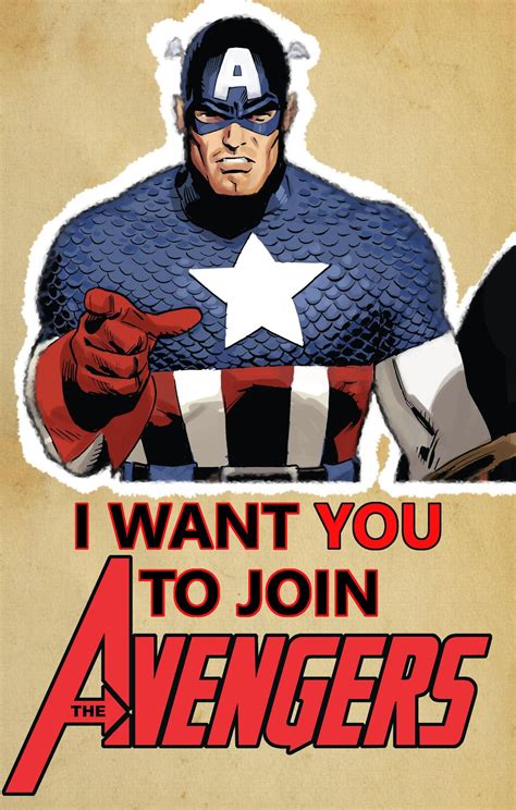 I Want You To Join The Avengers Oc Marvel