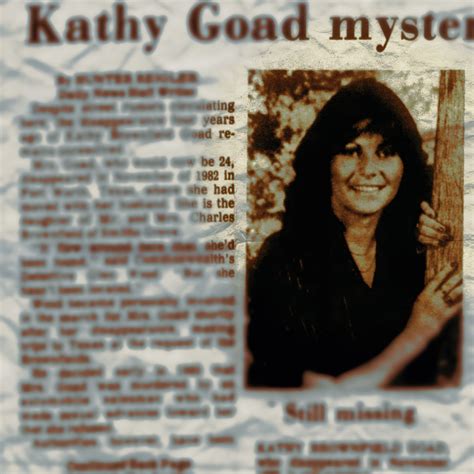 The Mysterious And Forgotten Disappearance Of Kathy Goad Gone Cold