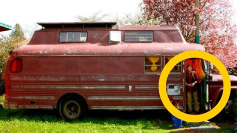 This Retired Man Converts Old Bus Into His Dream Home And When You See