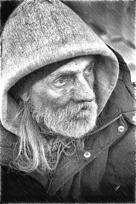 Homeless Man Ppl844210 Drawing By Dean Wittle Pixels