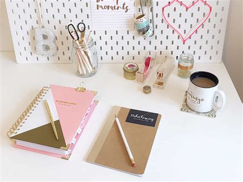Styling My Home Office With Gold Desk Accessories Pinkscharming