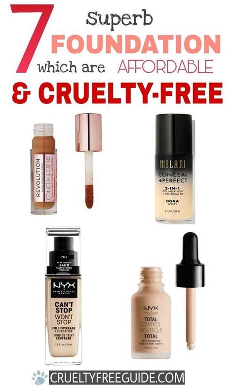 15 Amazing Drugstore Foundations That Are Cruelty Free 2020