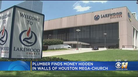 plumber finds money behind loose toilet in wall at joel osteen s lakewood mega church youtube
