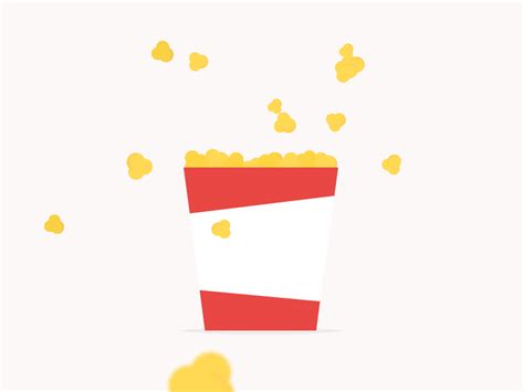Popcorn Animation Animation Popcorn Creative